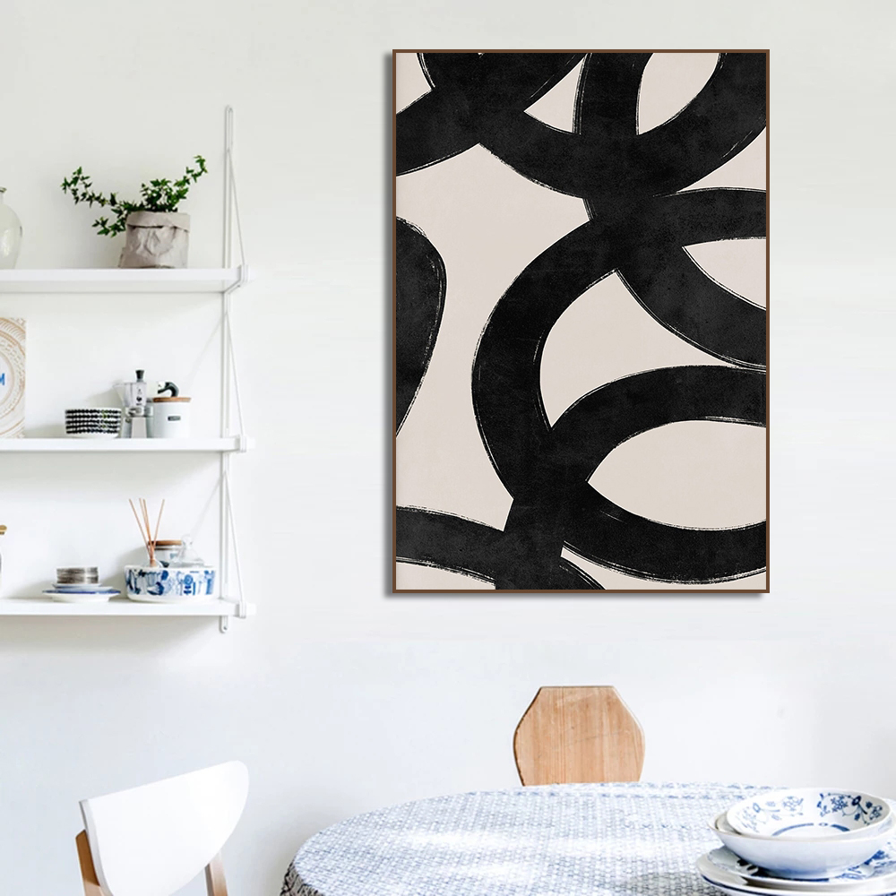 Modern Beige Black Lines Brush - Paint Brush ulasan dan harga