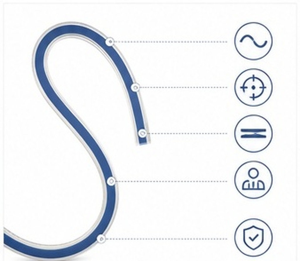 Snake Shape Flexible Ruler 50C - Tape Measure ulasan dan harga