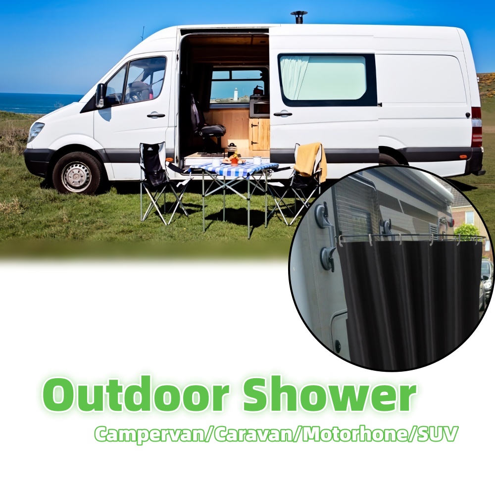 Outdoor Camping Shower Curtain - Curtain Rods ulasan dan harga