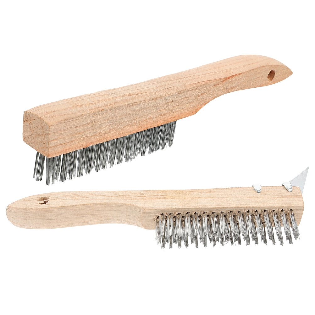 2Pcs Sturdy Steel Wire Brush W - Paint Brush ulasan dan harga