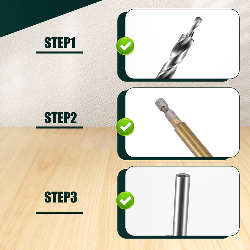 2Pcs 45661 Inch Hex Shank Pock - Drill Bits ulasan dan harga